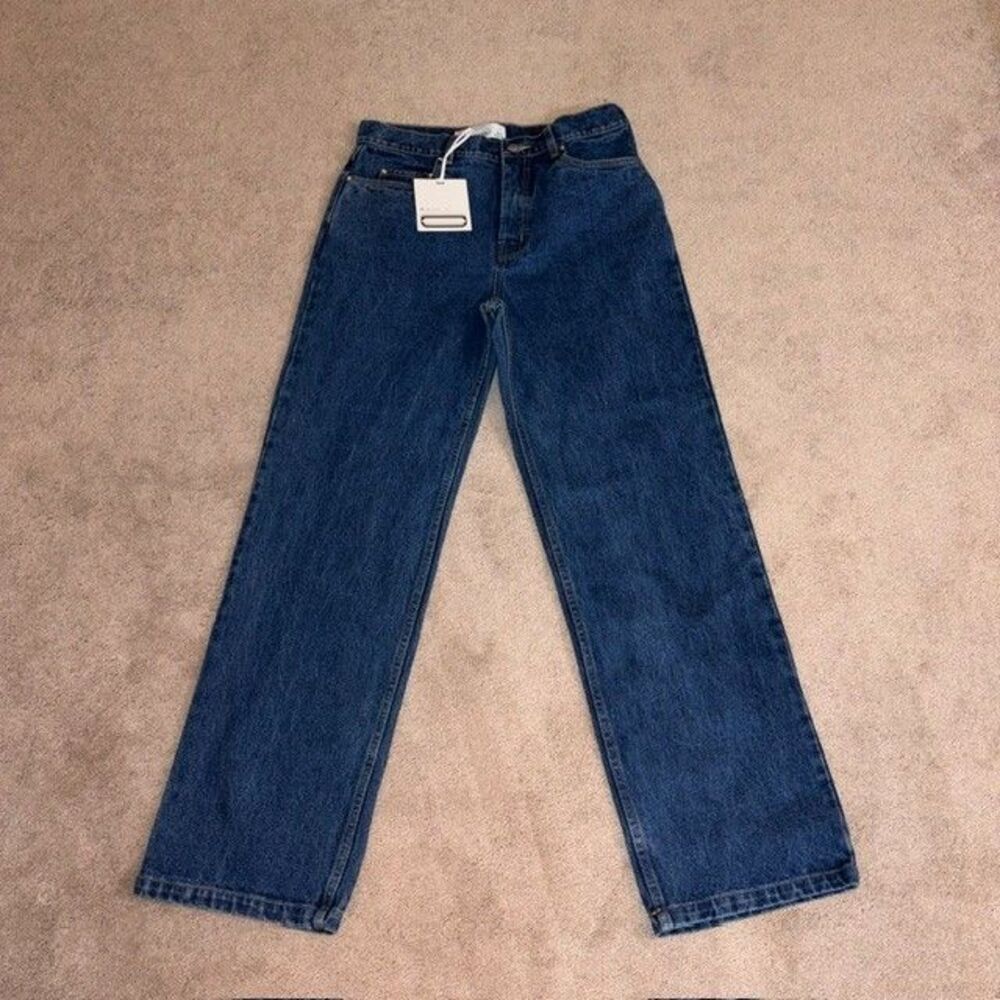 California Arts Mens Straight Leg Jeans Blue Denim Size 32 New With Tags NWT